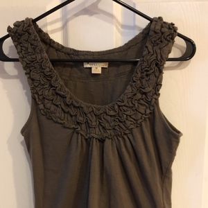 Olive Green Forever 21 Tank Top